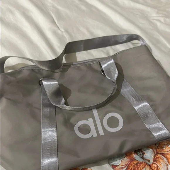 ALO Yoga Gray and Silver Women's Bag - Picture 7 of 8